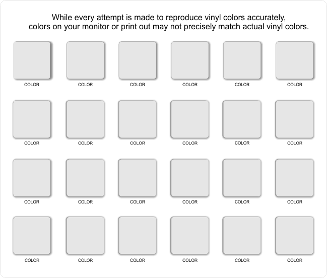 Vinyl Swatches